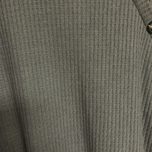 The Good Jane XL/Size 14 Turtle Neck Top with Buttons in Charcoal - Picture 5 of 10